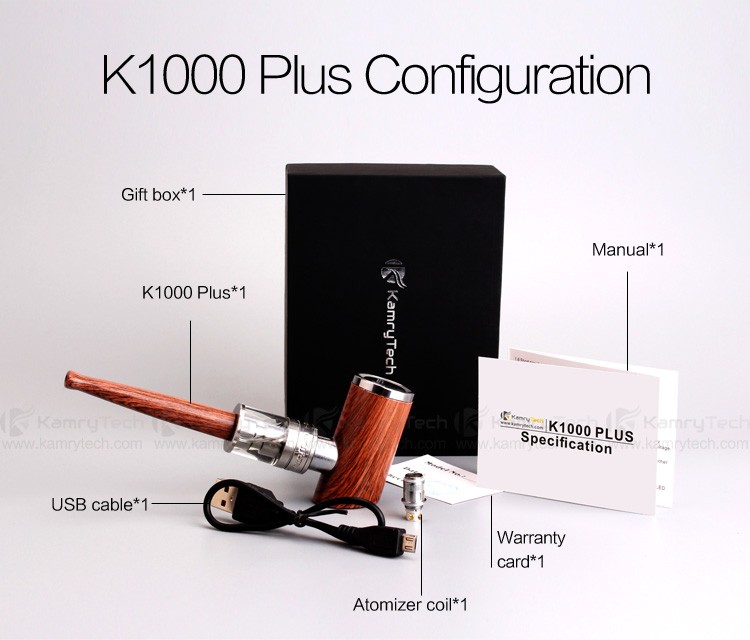 Kamry K1000 Plus E Pipe Kit