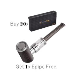 Compre 20 packs de bobinas y llévese 1 kit de epipe gratis Negro